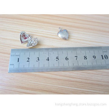 Lockets, Brass Jewelry Lockets, Heart Shaped Necklace Pendants, Necklace Charms
